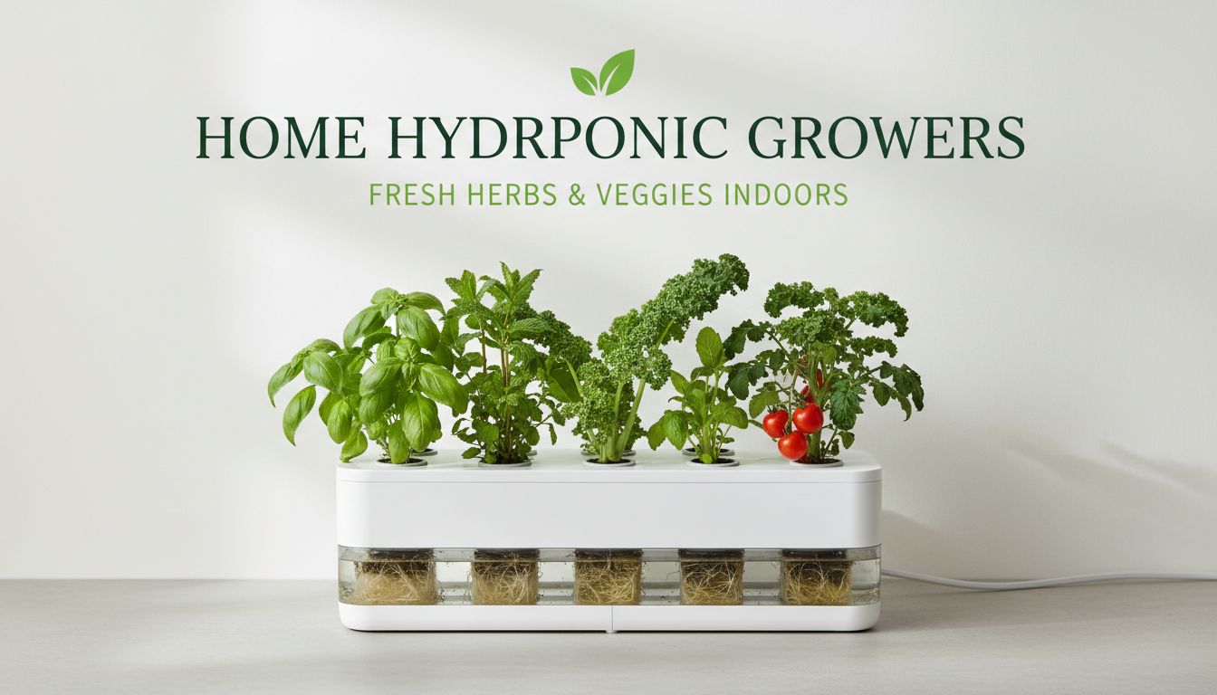 Home Hydroponic Growers: Fresh Herbs & Veggies Indoors