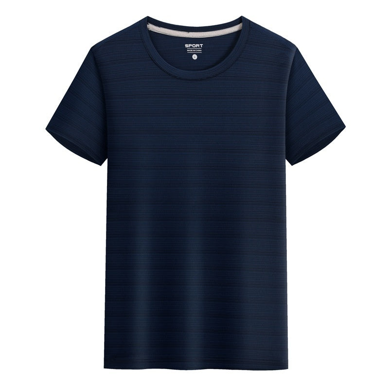 Crystal Silk Round Neck Quick-drying T-shirt