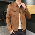 Casual Handsome Solid Color Loose Men's Top