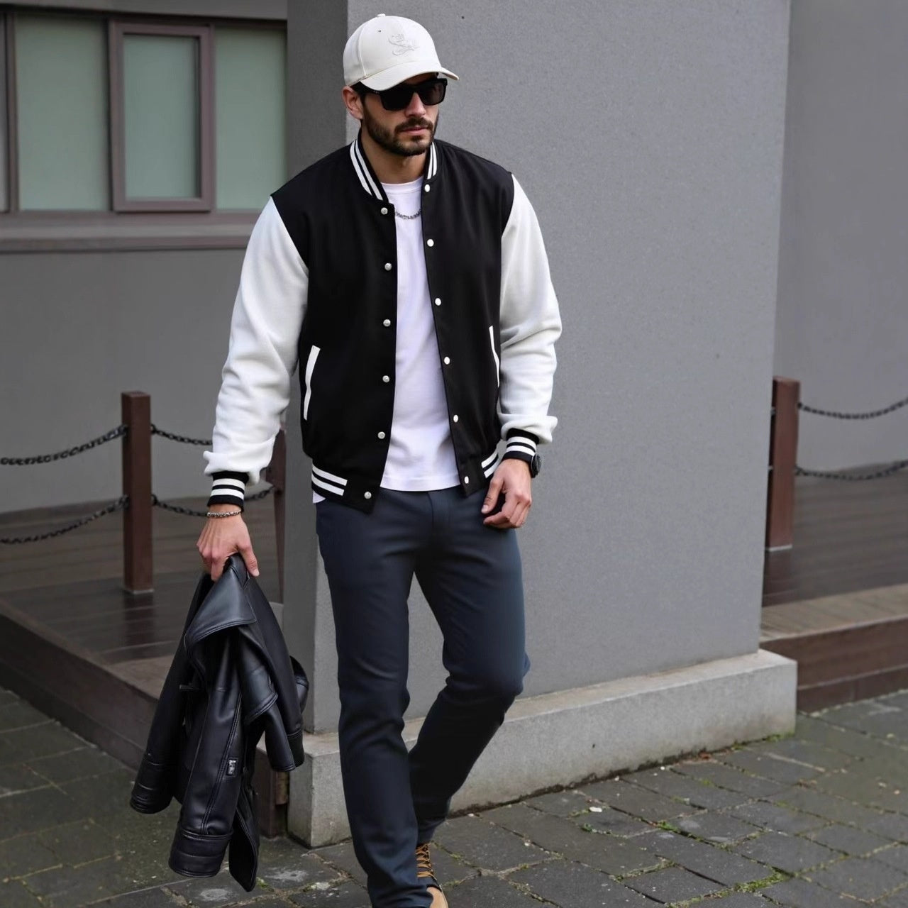 Men's Autumn Trendy Versatile Personalized Baseball Jacket