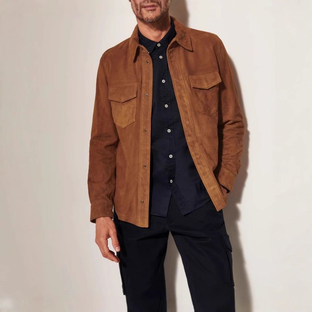 Noah Suede Shirt Jacket Men's Coat