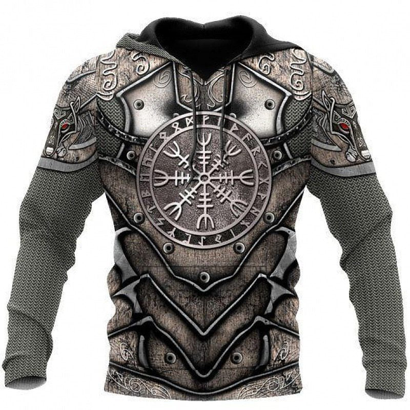 Men's Pullover Hoodie Bohemian Style null