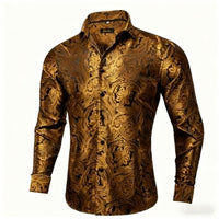 Stylish Lapel, Loose-fitting Casual Sports Button-up Shirt For Men