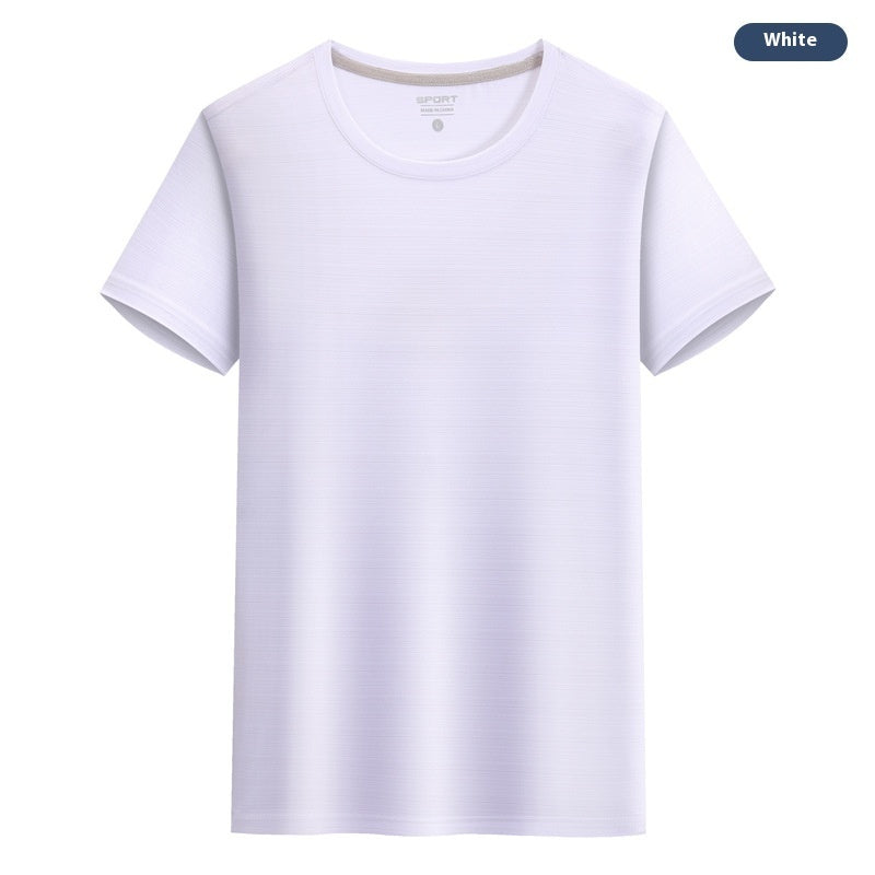 Crystal Silk Round Neck Quick-drying T-shirt