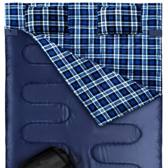 Outdoor Camping Camping Flannel Sleeping Bag Thickened null