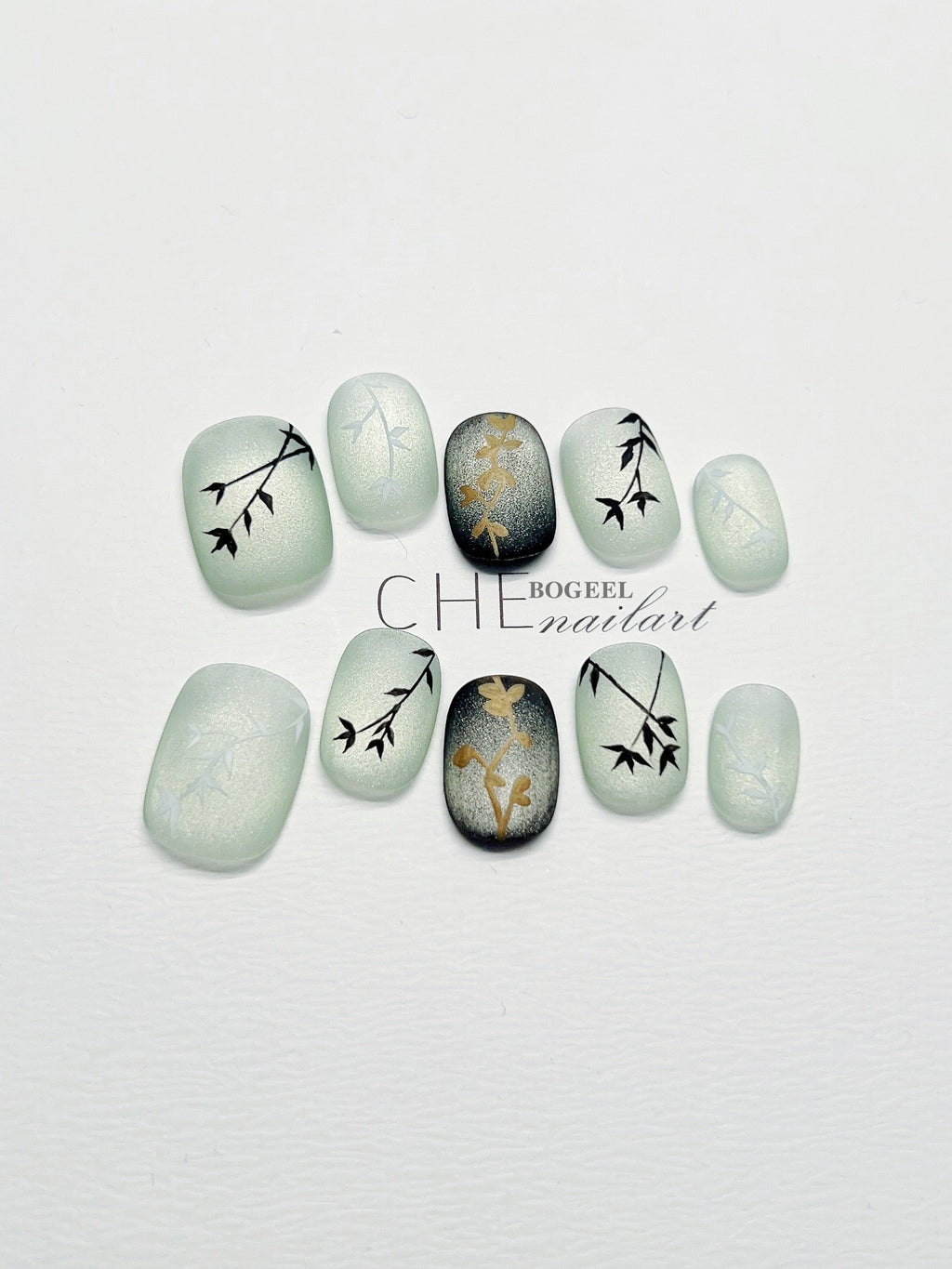 Summer Short Square Round Manicure Fake Nail Tip