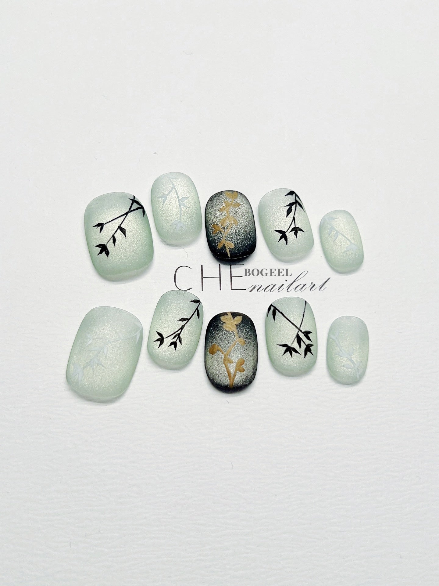 Summer Short Square Round Manicure Fake Nail Tip