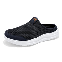 Men's Hollow-out Breathable Hole Muller Shoes Mesh