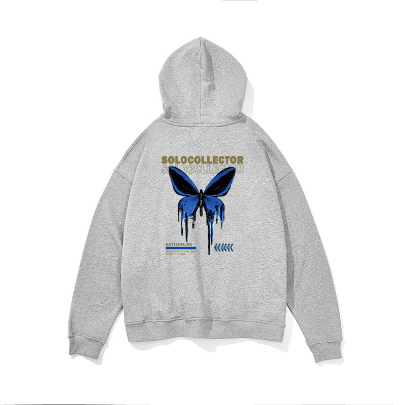 Men's And Women's American Print Pullover Hoodie null