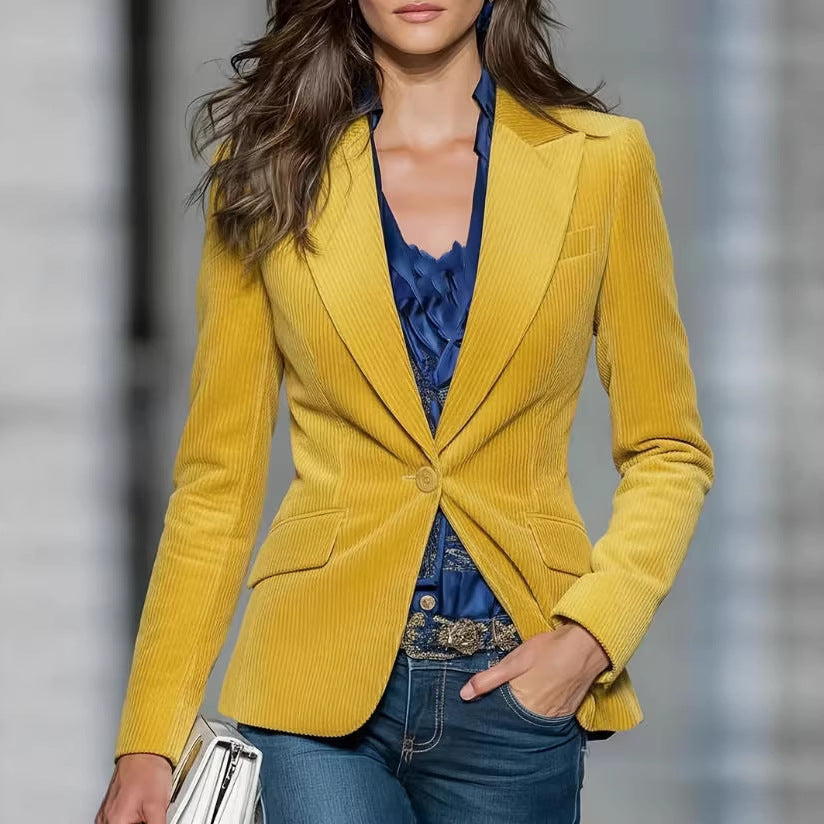 Veste décontractée femme, design minimaliste et élégant