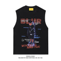 Men's Retro Illusory Dark Figure Printed Vest Top