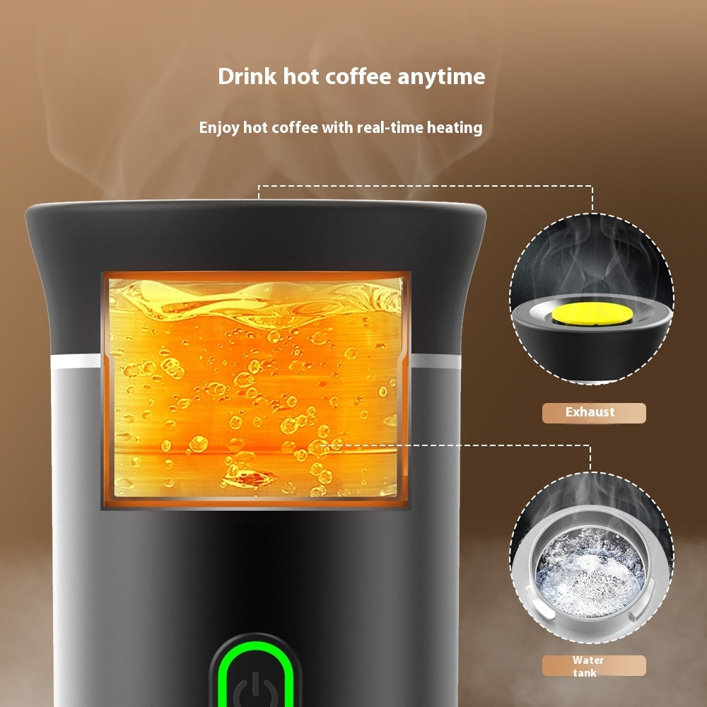 Electric Grinder Coffee Travel Handy 3 In1 Espresso Portable Coffee Espresso Maker Machine Cafe Portable Capsule Coffee Machine Kitchen Gadgets null