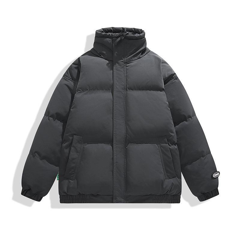 Winter Minimalist Casual Versatile Cotton Coat Men's Warm Jacket