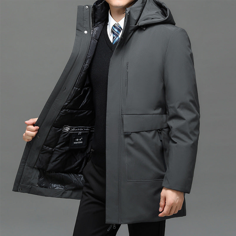 Men's Thickened Detachable Liner Thermal Cotton Padded Jacket