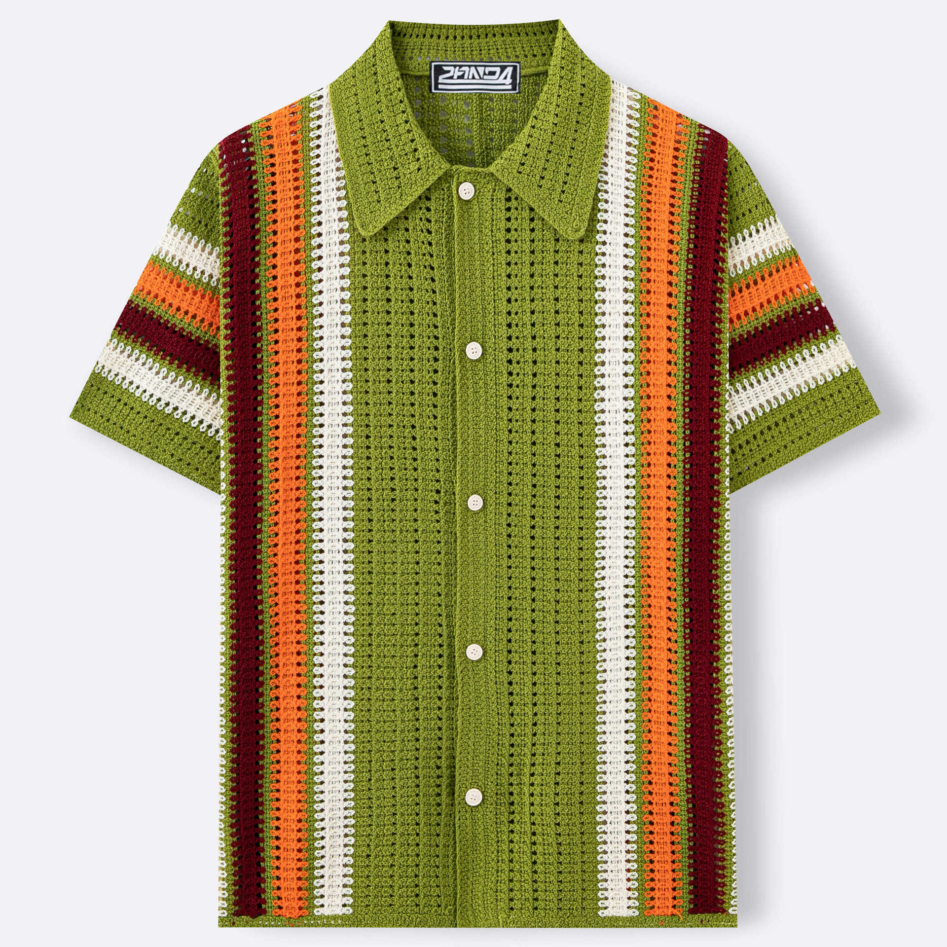 Mens Hollow-Out Crochet Knit Sweater From Europe And The US