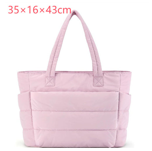 Women's Cotton Handbag Large Zipper Travel Essential null