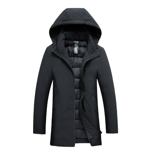Dad Warm Down Cotton Jacket Mid-length