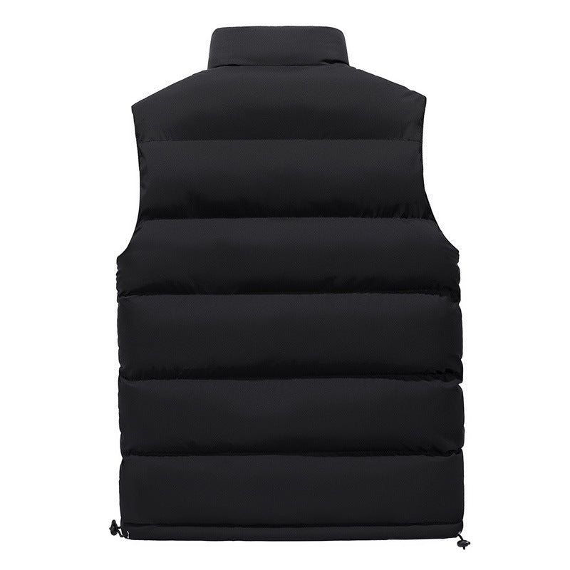 Casual Men's Clothing Vest Men's Autumn And Winter Warm Down Cotton