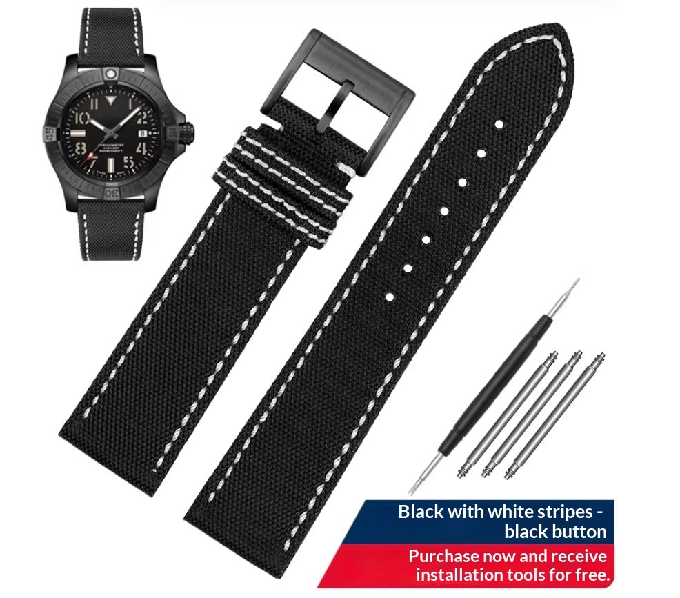 Nylon Watchband Watch Accessories Men