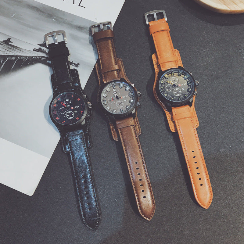 Trendy Korean Style Personality Sports Watch Men
