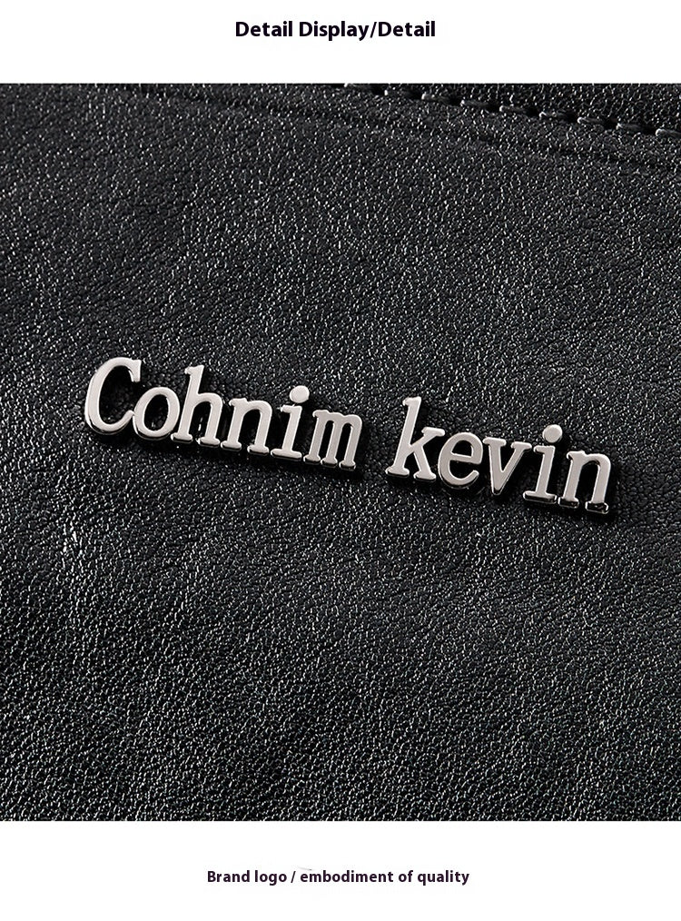 Men's Fashion Personalized Leather Messenger Bag