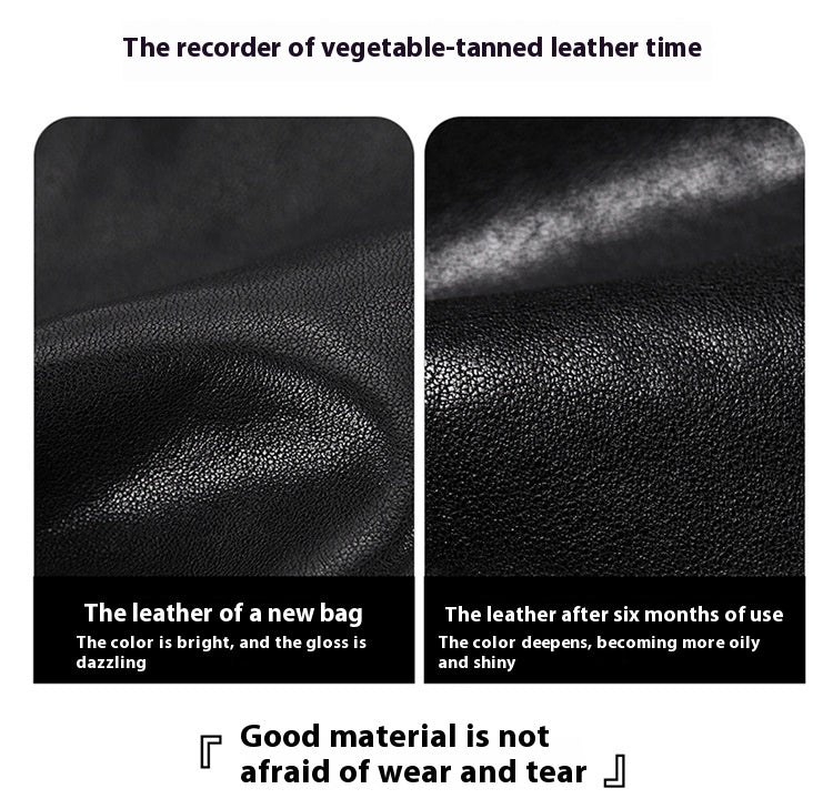 Men's Fashion Personalized Leather Messenger Bag