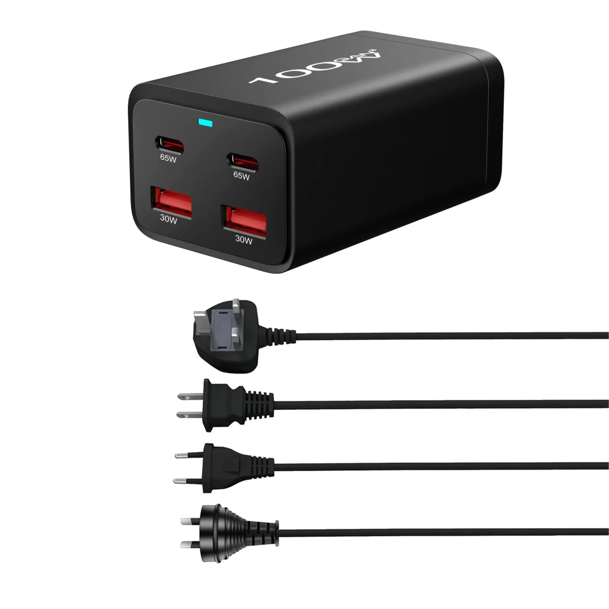 100W Super Fast Desktop Charger Station for Macbook Pro iPad and Smartphones US 100W Super Fast Desktop Charger Station for Macbook Pro iPad and Smartphones - shop_name