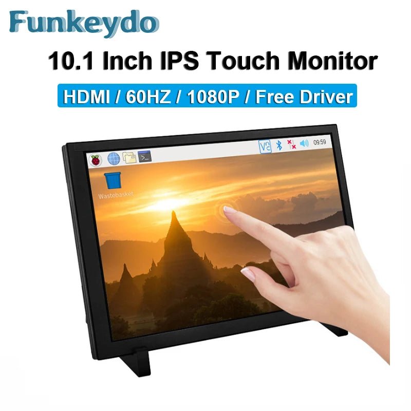 10.1 inch 1280x800 IPS Touch Screen 10.1" HDMI - Compatible USB Touch LCD Display Monitor for Raspberry Pi 5/4B/PS4/TV Box/Switch 10.1inch IPS Touch 10.1 inch 1280x800 IPS Touch Screen 10.1" HDMI - Compatible USB Touch LCD Display Monitor for Raspberry Pi 5/4B/PS4/TV Box/Switch - shop_name