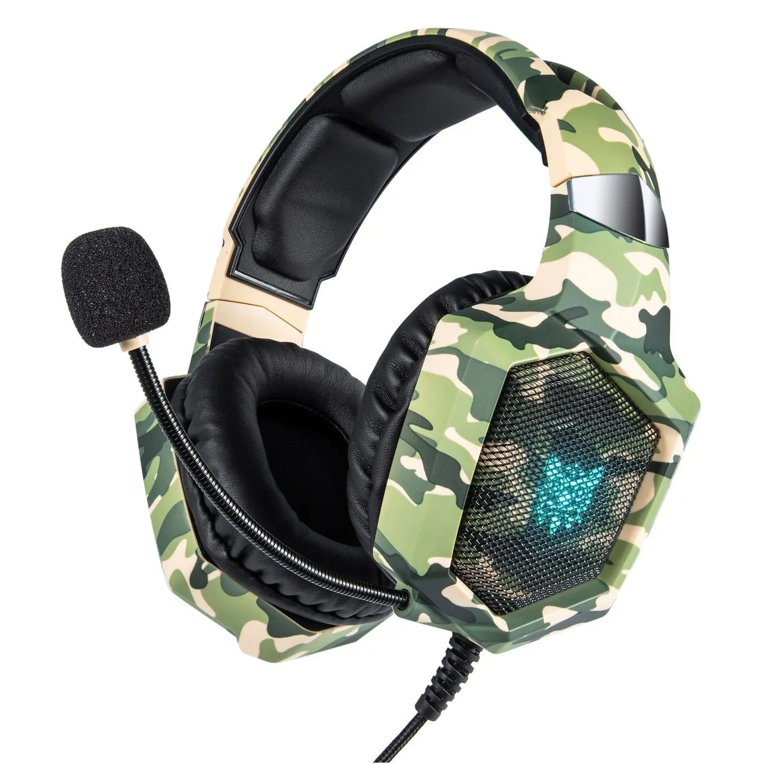 K8 camouflage headphones null