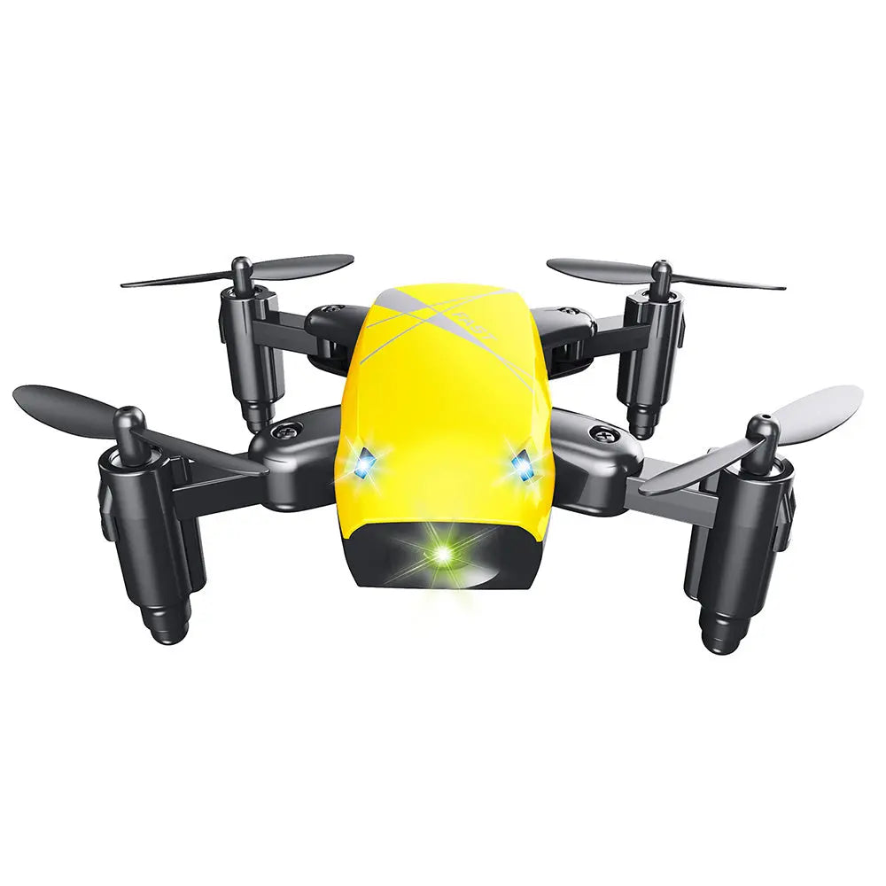 Micro Foldable RC Drone 3D Bearing Steering Wheel Remote Control Quadcopter Toys With Camera WiFi APP Control Helicopter Dron Kids Gift null