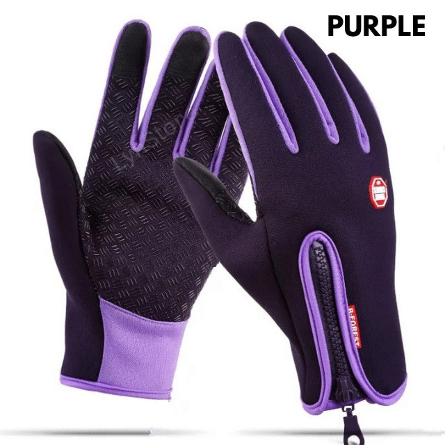 Winter Gloves Touch Screen Riding Motorcycle Sliding Waterproof Sports Gloves With Fleece null