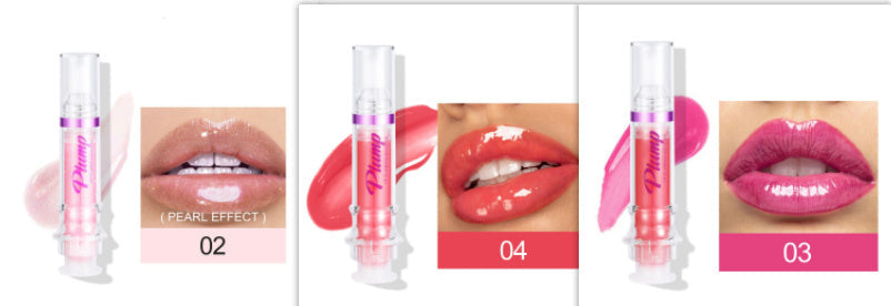 New Tube Lip Rich Lip Color Slightly Spicy Lip Honey Lip Glass Mirror Face Lip Mirror Liquid Lipstick null