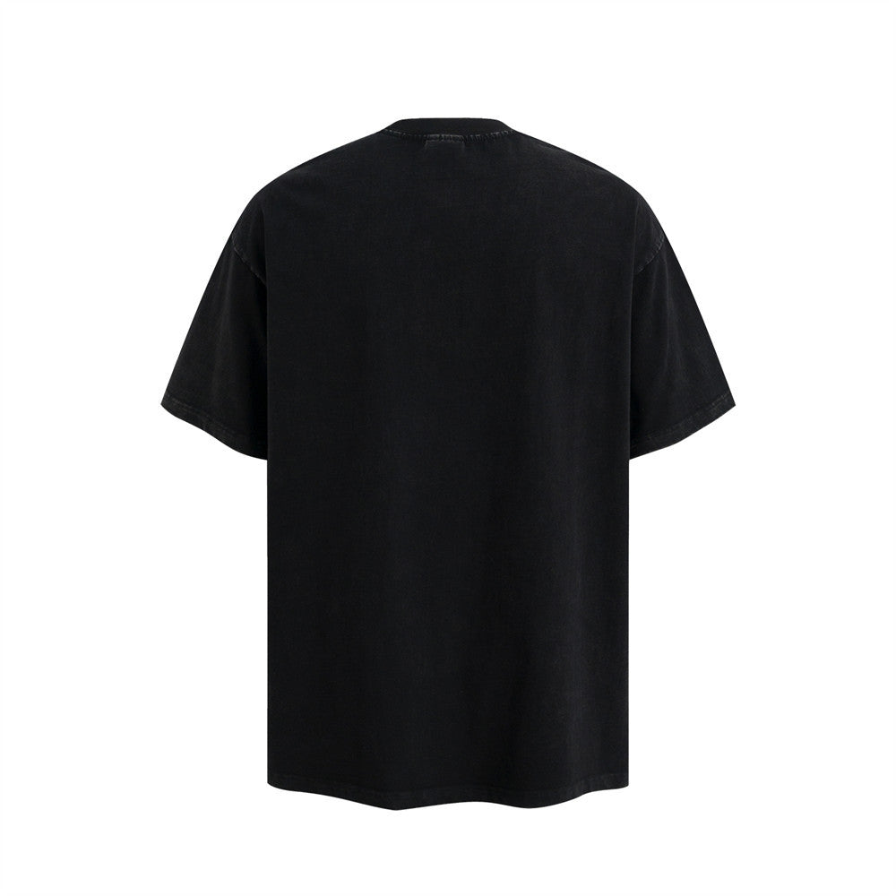 Pure Cotton Casual Printed Short T-shirt