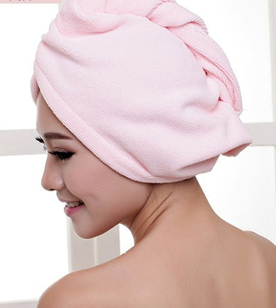 Women's Hair Dryer Cap, Absorbent Dry Hair Towel null