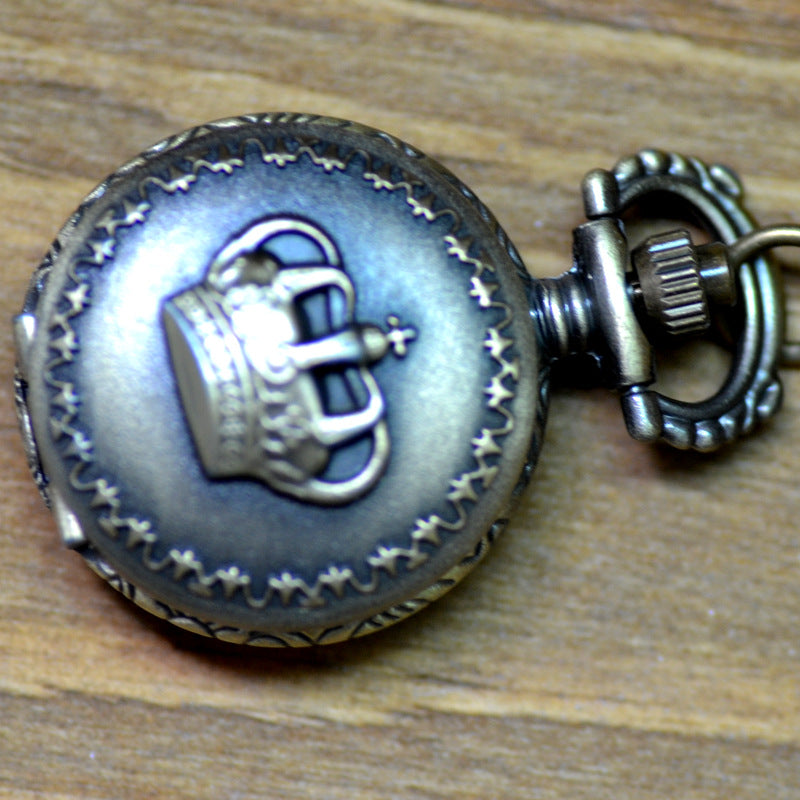 Vintage men and women necklace watch