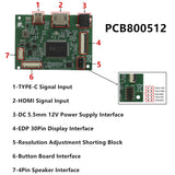 11.6 - Inch Portable Kit Touchscreen Monitor HD HDMI/USB - C Display With Multi - Touch Support For PC, Raspberry Pi,Dev Boards 1366x768 11.6 - Inch Portable Kit Touchscreen Monitor HD HDMI/USB - C Display With Multi - Touch Support For PC, Raspberry Pi,Dev Boards - shop_name