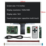 11.6 - Inch Portable Kit Touchscreen Monitor HD HDMI/USB - C Display With Multi - Touch Support For PC, Raspberry Pi,Dev Boards 1920x1080 11.6 - Inch Portable Kit Touchscreen Monitor HD HDMI/USB - C Display With Multi - Touch Support For PC, Raspberry Pi,Dev Boards - shop_name