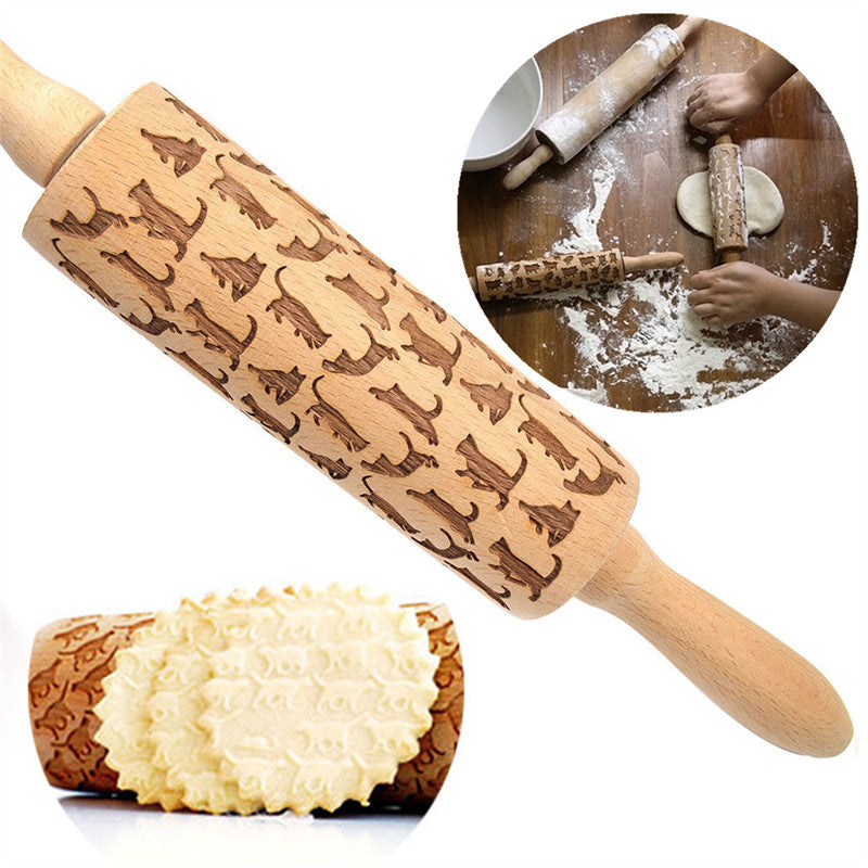 Rolling Pin Christmas Embossing null