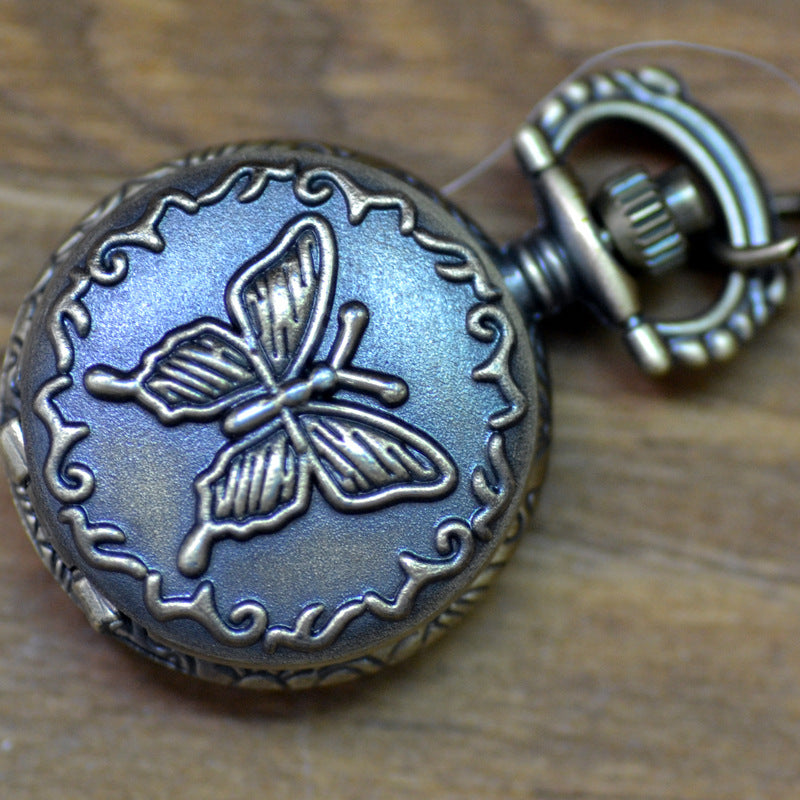 Vintage men and women necklace watch