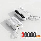120W 500000mAh PowerBank Large Capacity 4 In1 Cables Intelligent Digital Display Light Portable Powerbank For iPhone Huawei 2026 White 30000mAh 120W 500000mAh PowerBank Large Capacity 4 In1 Cables Intelligent Digital Display Light Portable Powerbank For iPhone Huawei 2026 - shop_name