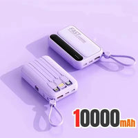120W 500000mAh PowerBank Large Capacity 4 In1 Cables Intelligent Digital Display Light Portable Powerbank For iPhone Huawei 2026 Purple 10000mAh 120W 500000mAh PowerBank Large Capacity 4 In1 Cables Intelligent Digital Display Light Portable Powerbank For iPhone Huawei 2026 - shop_name