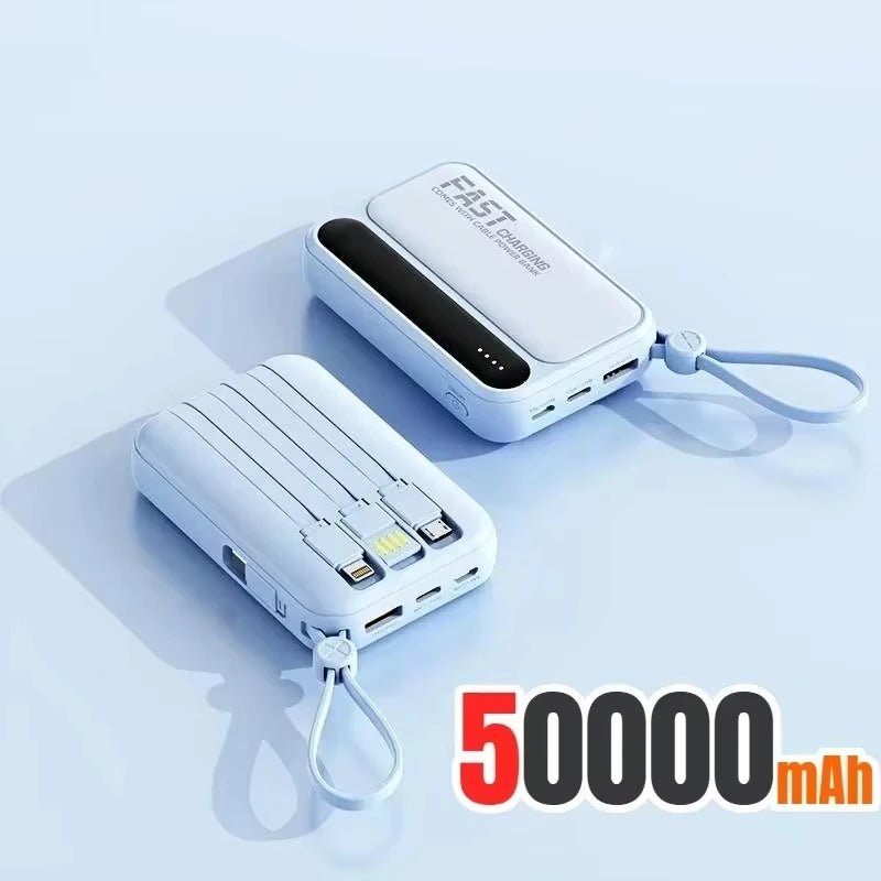 120W 500000mAh PowerBank Large Capacity 4 In1 Cables Intelligent Digital Display Light Portable Powerbank For iPhone Huawei 2026 Blue 50000mAh 120W 500000mAh PowerBank Large Capacity 4 In1 Cables Intelligent Digital Display Light Portable Powerbank For iPhone Huawei 2026 - shop_name