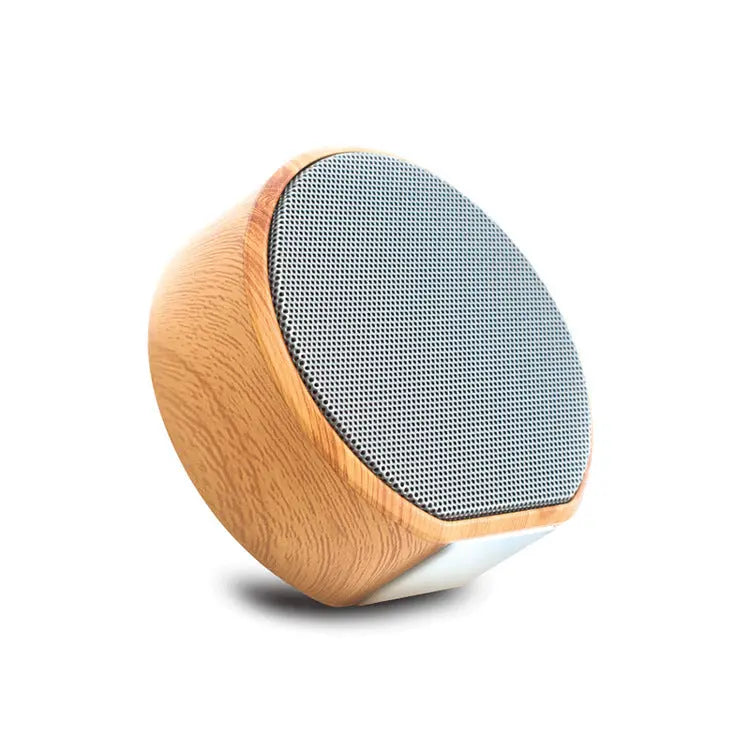 Mini Wood Bluetooth Speaker Portable Outdoor Wireless Support AUX TF null