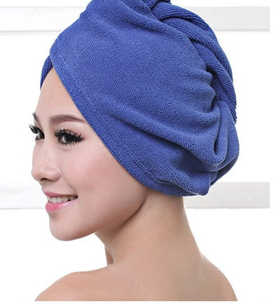 Women's Hair Dryer Cap, Absorbent Dry Hair Towel null