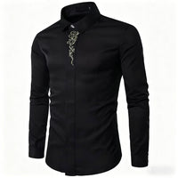 Stylish Lapel, Loose-fitting Casual Sports Button-up Shirt For Men