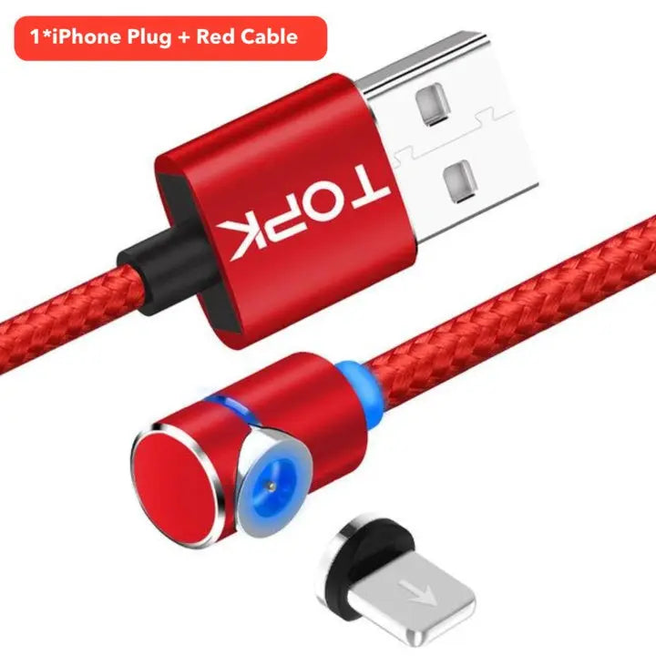 Magnetic Cable Micro Usb Cable 360 Degree Rotate Magnetic Charge Phone Charging Cord Wire null