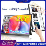 13.3" Portable Touch Screen Monitor IPS Panel USB - C 1200P FHD 60Hz Compatible Travelling Display for PC Laptop Xbox Switch 13.3inch - touch 13.3" Portable Touch Screen Monitor IPS Panel USB - C 1200P FHD 60Hz Compatible Travelling Display for PC Laptop Xbox Switch - shop_name