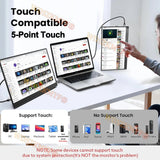 13.3" Portable Touch Screen Monitor IPS Panel USB - C 1200P FHD 60Hz Compatible Travelling Display for PC Laptop Xbox Switch 13.3inch - touch 13.3" Portable Touch Screen Monitor IPS Panel USB - C 1200P FHD 60Hz Compatible Travelling Display for PC Laptop Xbox Switch - shop_name