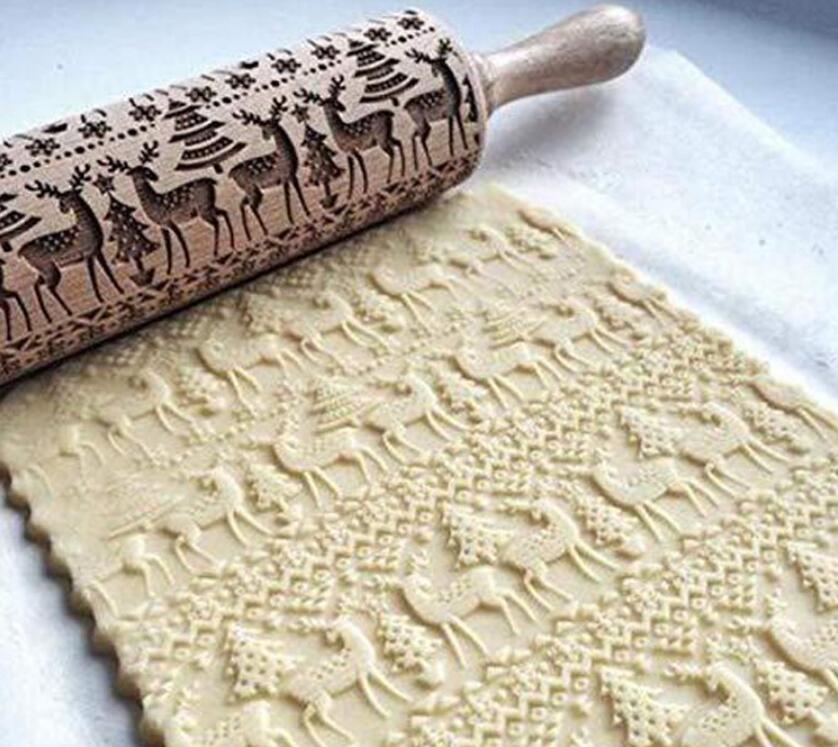 Rolling Pin Christmas Embossing null