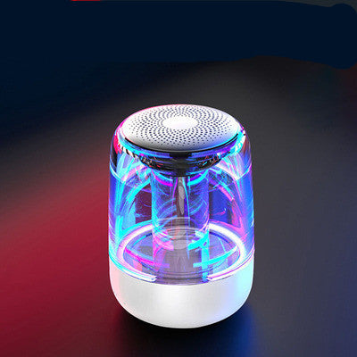 Portable Speakers Bluetooth Column Wireless Bluetooth Speaker Powerful Bass Radio with Variable Color LED Light null